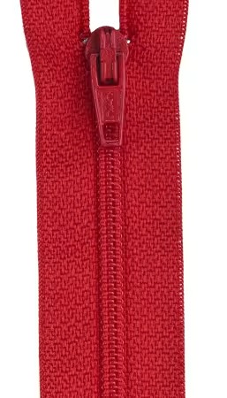 12" Coats & Clark Zipper - Atom Red