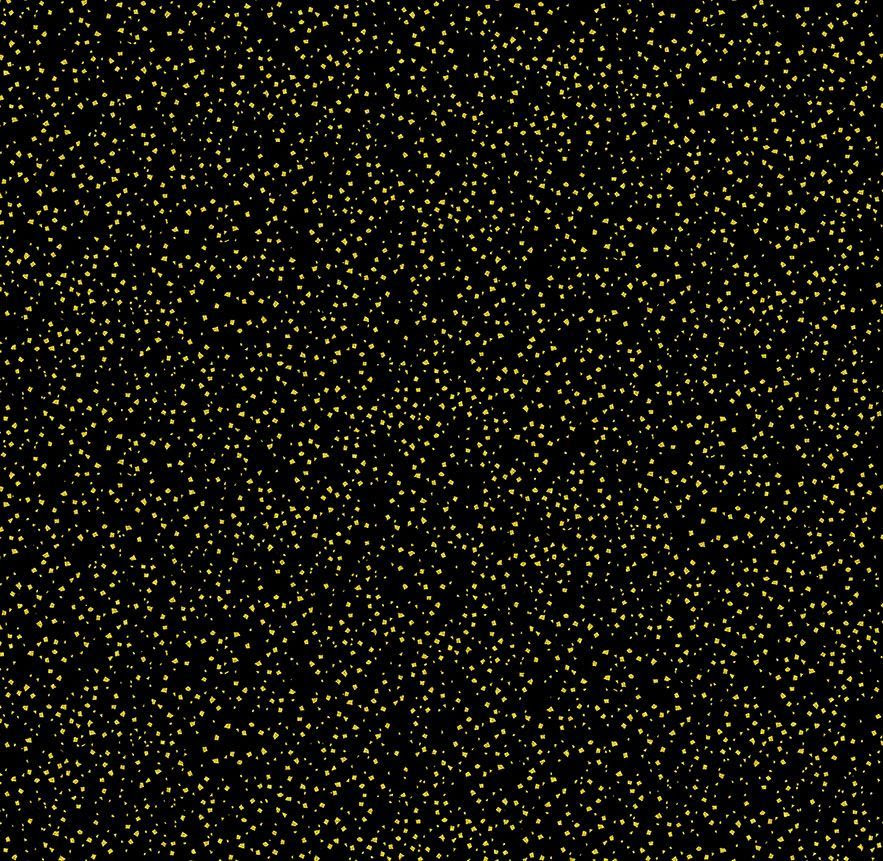 Lotus Garden Metallic - Confetti - Black