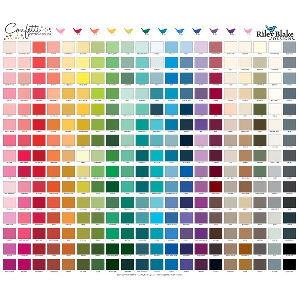 Confetti Cotton Swatch Panel