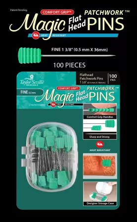 Magic Pins Flathead Patchwork (Fine) 100pc