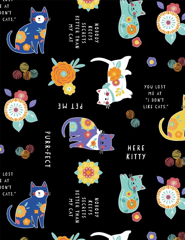 Large All Over Black