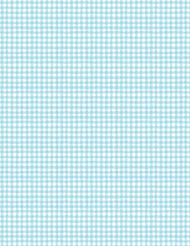 Rainbow Dreams Gingham Blue
