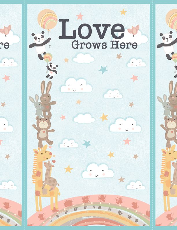 Rainbow Dreams Large Panel Multi