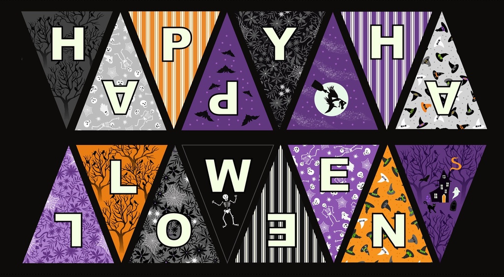 SALE - Witchy Woods Halloween Bunting