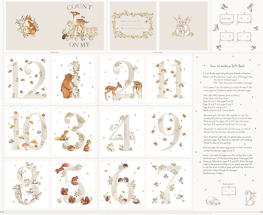 Count on Me 36” Wide Panel Book