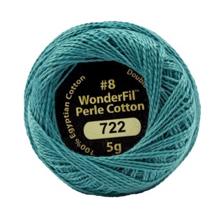 Eleganza 8wt 5-Gram Solid Perle Cotton Ball 42yd River Stone