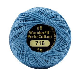 Eleganza 8wt 5-Gram Solid Perle Cotton Ball 42yd Mountain Lake