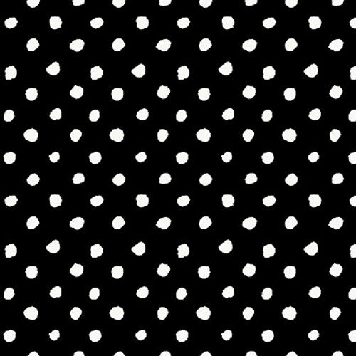 Dressed & Obsessed Small Dots Black and White