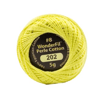 Eleganza 8wt 5-Gram Solid Perle Cotton Ball 42yd  Winter Sun
