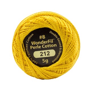 Eleganza 8wt 5-Gram Solid Perle Cotton Ball 42yd  Honey Cake
