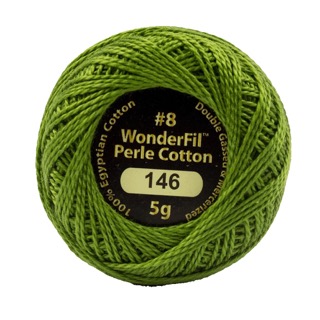 Eleganza 8wt 5-Gram Solid Perle Cotton Ball 42yd  Tart Capers