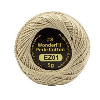 Eleganza 8wt 5-Gram Solid Perle Cotton Ball 42yd Canyon Walls