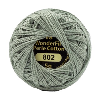 Eleganza 8wt 5-Gram Solid Perle Cotton Ball 42yd Seagull