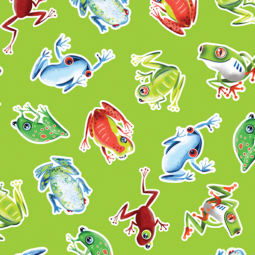 Rainforest Glow Hop To It Lime Green