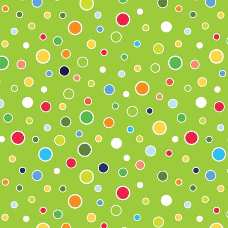 Rainforest Glow Glowing Dots Lime Green