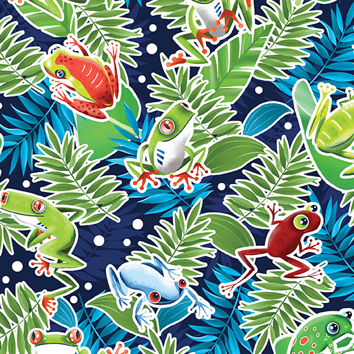 Rainforest Glow Frog Rainforest Navy