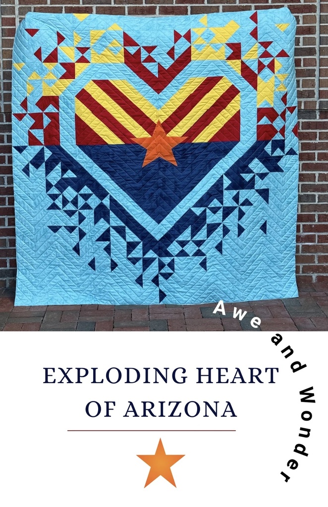 Exploding Heart of Arizona - 72”x72” - Pattern