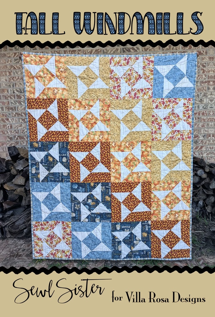 Fall Windmills - Villa Rosa - Pattern