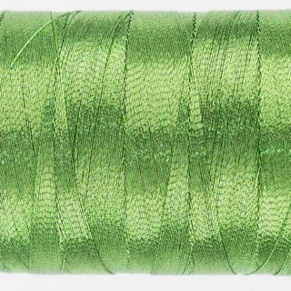 Metallic Thread Lime 150m