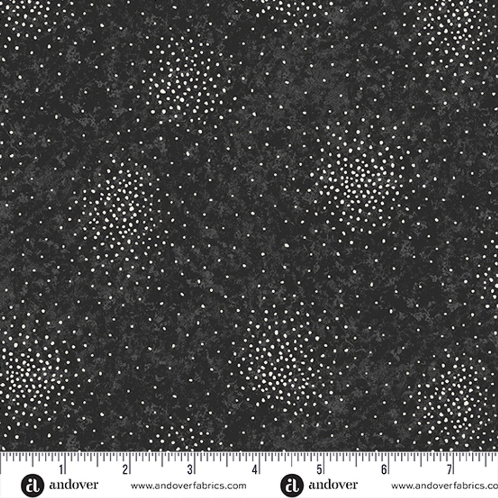 Sunflower Meadow - Texture Dot Black