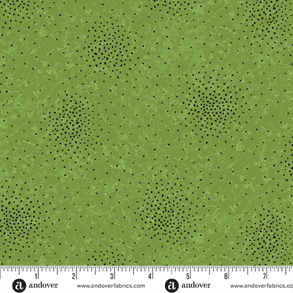 Sunflower Meadow - Texture Dot Green