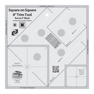 Creative Grids Square on Square Trim Tool - 8in Trim Tool