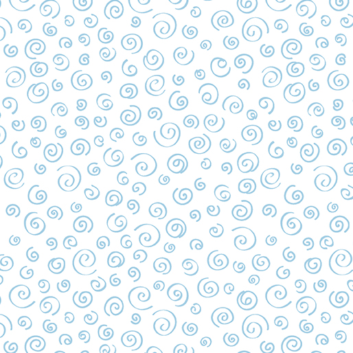 Sweet Little Lamb - Dreamy Swirls White