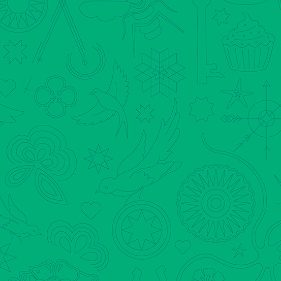 Sun Print 2020 Embroidery Turtle