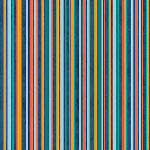 Under the Sea - Cabana Stripe Coral/Multi