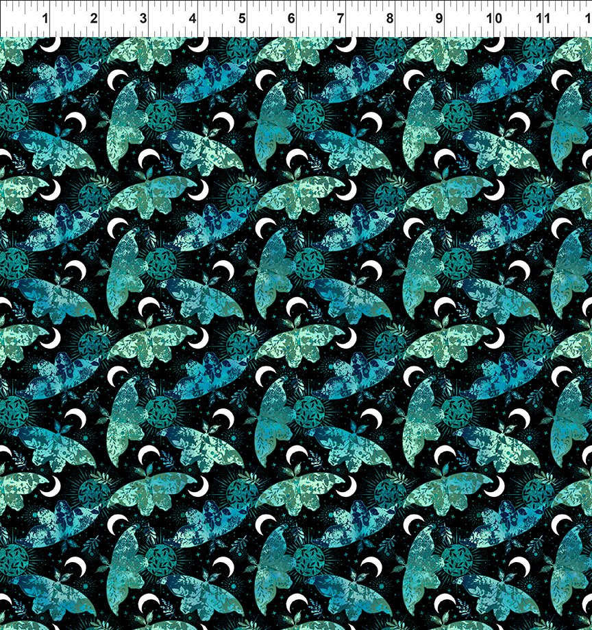 La Luna - Moths and Moons Teal