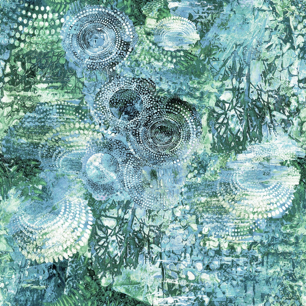 108” Wide Concentric Jade 3 Yard Cut