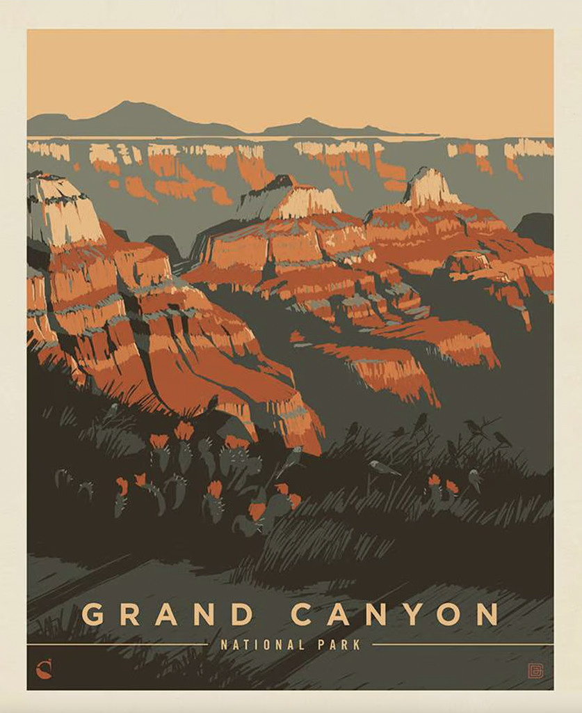 National Parks Grand Canyon Poster Panel