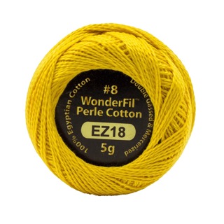 Eleganza 8wt 5-Gram Solid Perle Cotton Ball 42yd Sunny Side Up