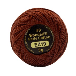 Eleganza 8wt 5-Gram Solid Perle Cotton Ball 42yd Autumn Leaf