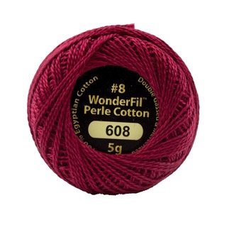 Eleganza 8wt 5-Gram Solid Perle Cotton Ball 42yd War Paint