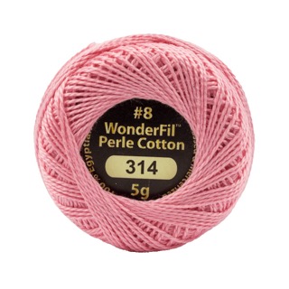 Eleganza 8wt 5-Gram Solid Perle Cotton Ball 42yd Blushing Apricot