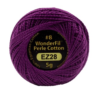 Eleganza 8wt 5-Gram Solid Perle Cotton Ball 42yd Royal Robes