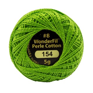 Eleganza 8wt 5-Gram Solid Perle Cotton Ball 42yd Granny Smith