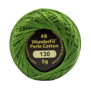 Eleganza 8wt 5-Gram Solid Perle Cotton Ball 42yd Cypress
