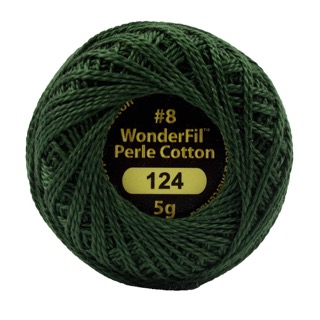 Eleganza 8wt 5-Gram Solid Perle Cotton Ball 42yd Deep Foliage