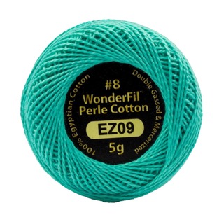 Eleganza 8wt 5-Gram Solid Perle Cotton Ball 42yd Seafoam Green