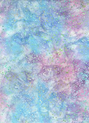 Batik Textiles Cosmos Purple and Blue