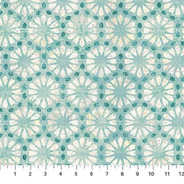 Boho Bliss Small Medallion Teal Multi