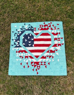 Exploding Heart of America - 72" x 72" Quilt Pattern