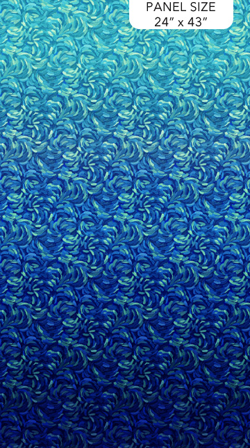 Starry Night Ombre Dark Blue