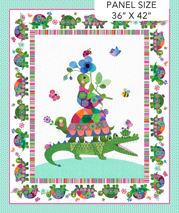 Topsy Turtles Panel 36" x 42"