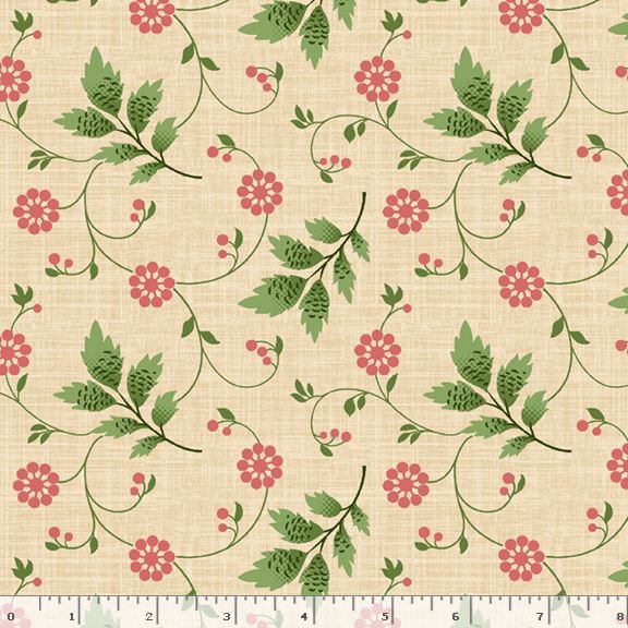 New Dawn Floral Vine 108" x 108" Pre-Cut