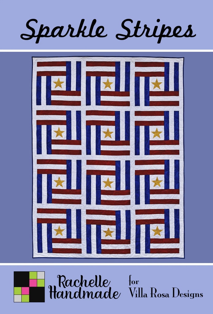 Sparkle Stripes - Villa Rosa - Pattern