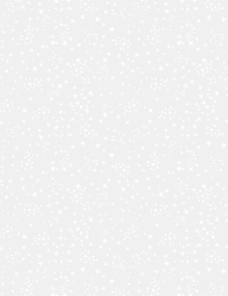 Starry Night Monochrome White