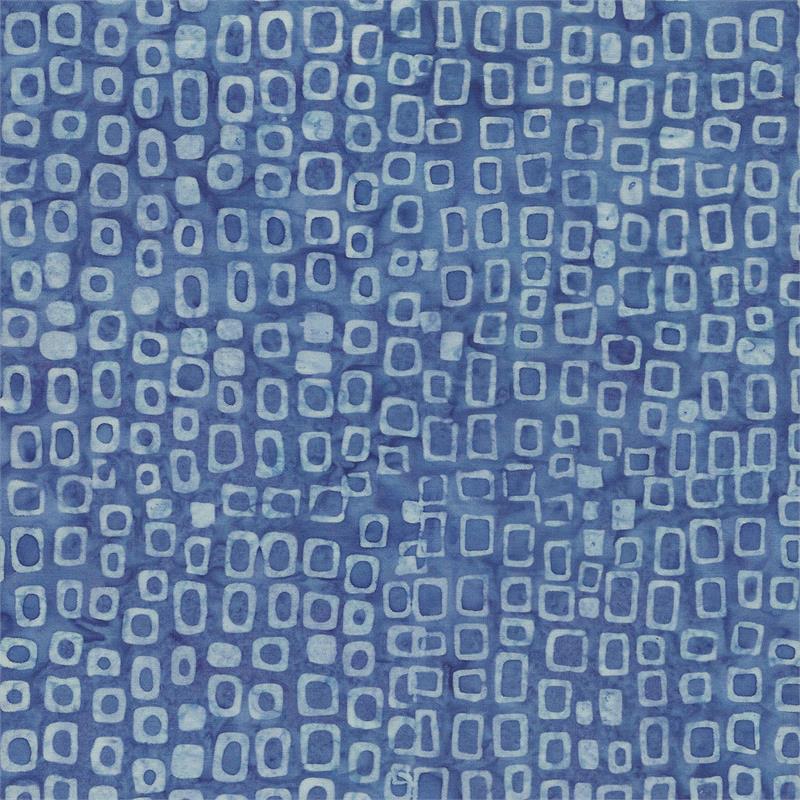 Batik Sun Catchers Square Dots Blue